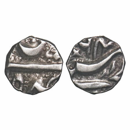 Bhopal, Silver 1/8 Rupee, 1.36g, Shah Jahan Begum (AH 1285-1319/1868-1901 AD), Bhopal Mint