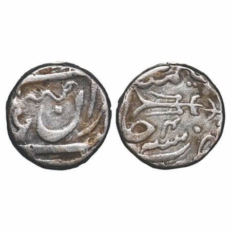 Gwalior, Silver Rupee, 10.59g, Daulat Rao Scindha (AH 1209-1243 / 1794-1827 AD), Daulatgar