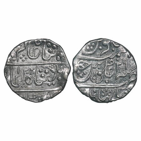 Indore, Silver Rupee, 11.04g, Ahalyabai (AH 1179-1210 / 1765-1795 AD), Malharnagar Mint, (