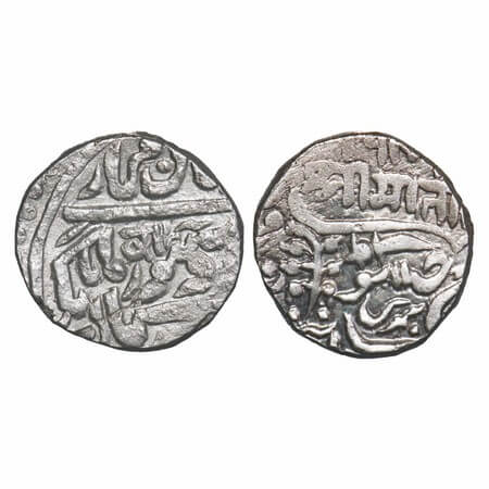 Jodhpur, Silver Rupee, 11.33g, Jaswant Singh (1873-1895 AD), (Pali) Nagaur Mint, INO Queen