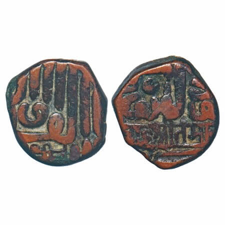 Kutch, Copper, Dokdo, 8.37g, Tamachiji (AH 1064-1075/1654-1665 AD), INO Mahmud bin Latif. 