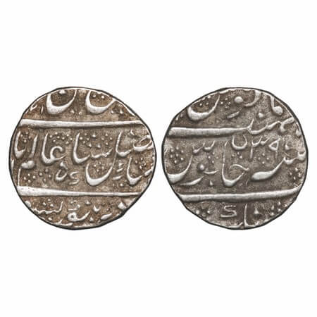 Mysore, Silver Rupee, 11.44g, Krishnaraja Wodeyar (AH 1225-1285/1810-1868 AD), Nagar Mint,