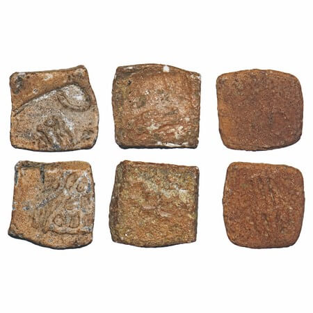 Western Kshatrapas, Vidarbha region, Rudradaman I, Uninscribed type, Lead Unit, 0.51, 1.06