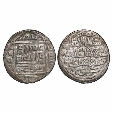 Mangol States, Silver Shahrukhi, 5.17g, Shahrukh Mirza, Kirman Mint, AH 832. Very Fine, Ra