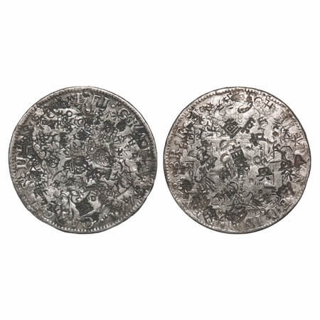 Mexico, Silver 8 Reals, (0.9030 silver), Carlolus III, 1776 unclear. Multiple chinese shro