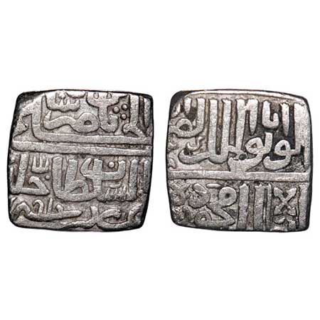 Malwa Sultanate, Silver 1/2 Tanka, 10.12, Mahmud Shah II (AH 916-937 / 1510-1531 AD), Mint