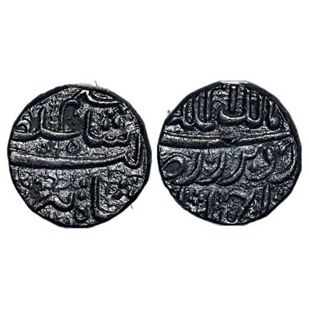 Jahangir as Salim Shah (Pre Accession Name), Silver 1/2 Rupee, 5.60g, Ahmadabad Mint, 'Tir
