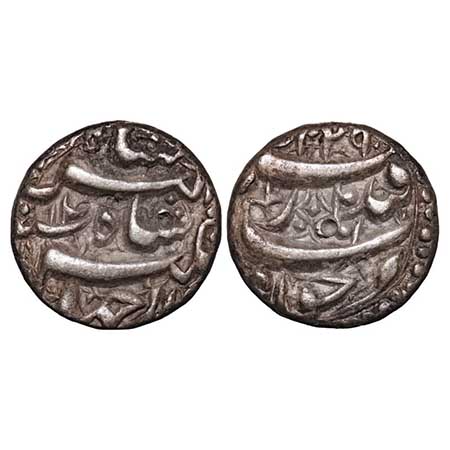Jahangir (AH 1014-1037 /1605-1627 AD), Silver Rupee , 11.32g, Qandahar Mint, AH 1029 /14 R