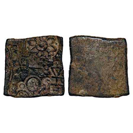 Post Mauryan, Vidisha - Eran region of central India (MP), Uninscribed Copper punch-marked