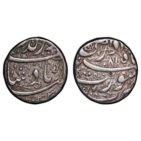 Jahangir, Silver Rupee, 11.28g, Surat Mint, Illahi month 'Azar' AH 1033/81 RY (error Ry da
