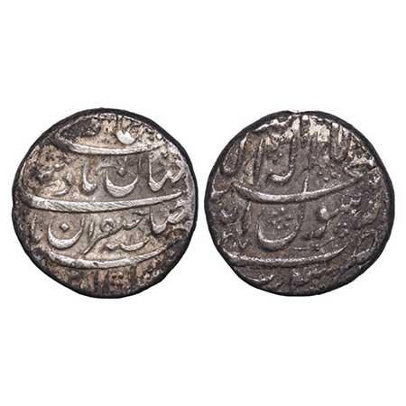 Shah Jahan I, Silver Rupee, 11.41g, Surat Mint, AH 1037/1 (sanah is 1 and not ahad), legen