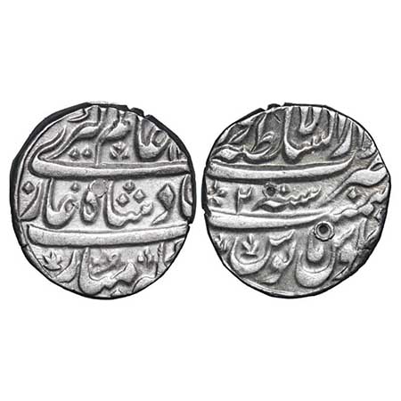 Alamgir II (AH 1167-1173; 1754-1759 AD), Silver Rupee, 11.40g, Dar-ul-sultanate Lahore Min