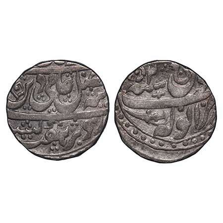 Rohilkhand, Silver Rupee, 11.13g, Anwala (anola) Complete Mint, under Regent Hafiz Rahmat 