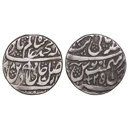 Rohilkhand, Silver Rupee, 10.95g, Faizullah Khan, Qasbah Panipat Mint, INO Shah Alam II, A