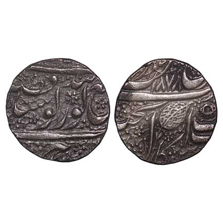 Sikh Empire, Silver Rupee, 10.98g, Ranjit Singh (VS 1856 - 1896 / 1799 - 1839 AD), Sri Amr