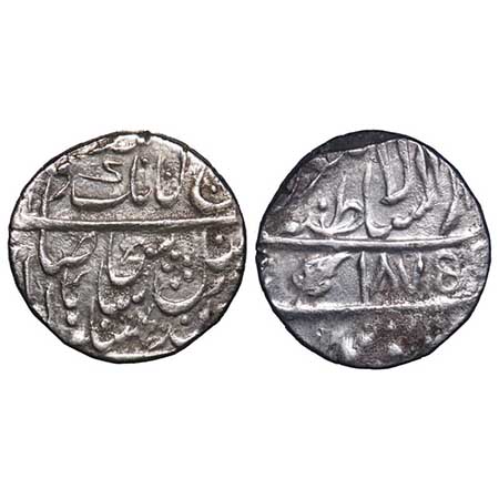 Sikh Empire, Silver Rupee, 10.95g, Ranjit Singh, Dar us Sultanat Lahore Mint, Nanak Shahi 