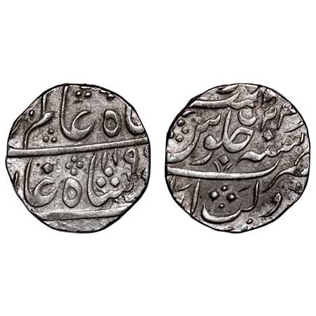 Hyderabad, Silver Rupee, 11.15g, Nizam Ali Khan (AH 1175-1218 / 1761-1803 AD), Daulatabad 