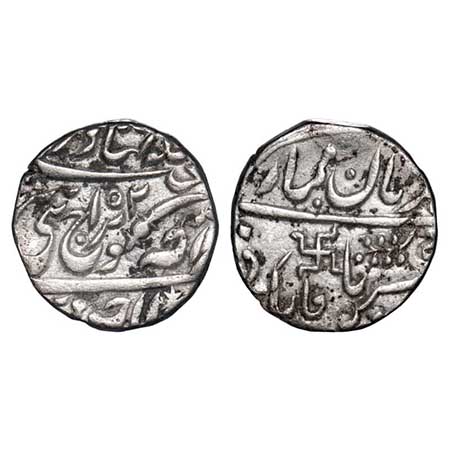 Jodhpur, Silver Rupee, 11.38g, Dar ul Masur Jodhpur (pseudo Pali) Mint, INO Queen Victoria