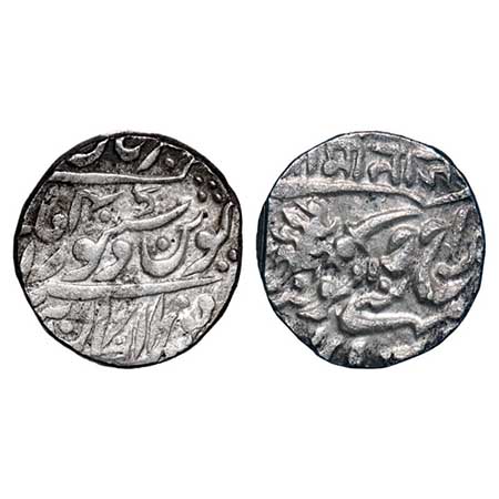Jodhpur, Silver Rupee, 11.36g, Jaswant Singh (1873-1895 AD), Pali Mint, with the name of Q