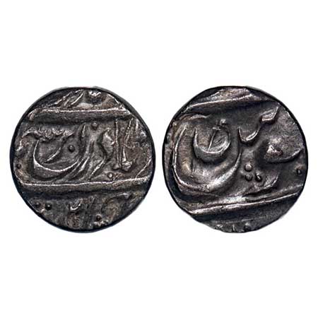 Kaithal, Silver Rupee, 11.04g, Bhai Desu Singh (1767-1781 AD) , (Sahrind) Mint,INO Ahmad S