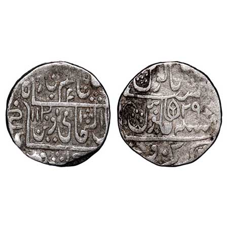 Narwar, Silver Rupee, 10.90g, broad flan, Narwar Mint, struck by Kachhwaha Raja of Narwar 