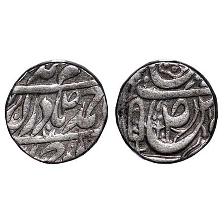 Patiala, Silver Rupee, 11.00g, Narinder Singh (VS 1902-1919 /1845-1862 AD), (Sahrind) Mint
