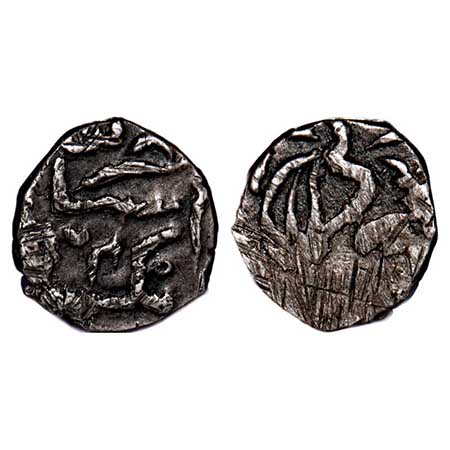 Tonk, Silver 1/8 Rupee, 1.22g, Muhammad Saadat Ali Khan (AH 1234-1368 / 1930-1949 AD), INO