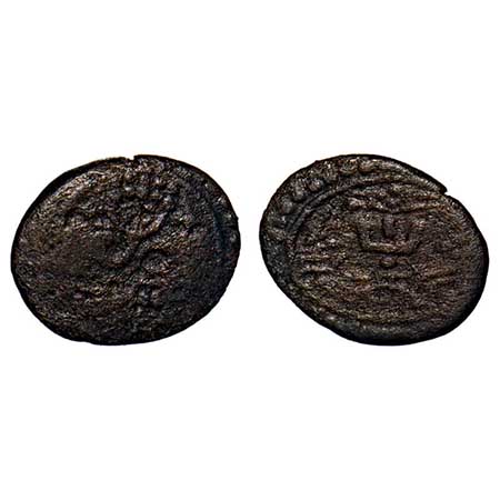 Travancore State, Copper 2 Kasu, 1.09g, Rani Parvathi Bai (ME 990-1004 / 1815-1829 AD), Ob