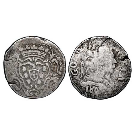 Indo Portuguese, Silver Rupia (600 Reis), 10.81g, D.Maria I (1788-1799 AD), Goa issue, 180
