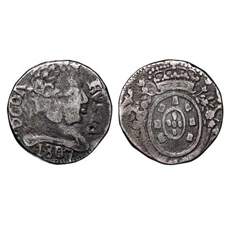 Indo Portuguese, Silver Rupia (600 Reis), 10.93g, D.Joao Principe Regente (1799-1816 AD), 