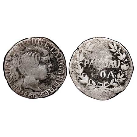 Indo Portuguese, Silver Pardao (300 Reis), 5.24g, D. Pedro V (1853-1861 AD), Goa issue, 18