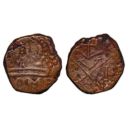 Bombay Presidency, Copper Double Pice (2 pice), 9.93g. Bombay mint, Obv: U.E.I.CO. bale ma