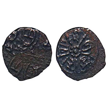 Post-Satavahana, Kadambas of Banavasi, Shri Toduvarashi, Potin Unit, 0.29gm, 10.36x10.08mm