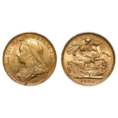 Great Britain, Gold Sovereign, 7.97g , Queen Victoria, Royal Mint (London) Mint Error, Lam