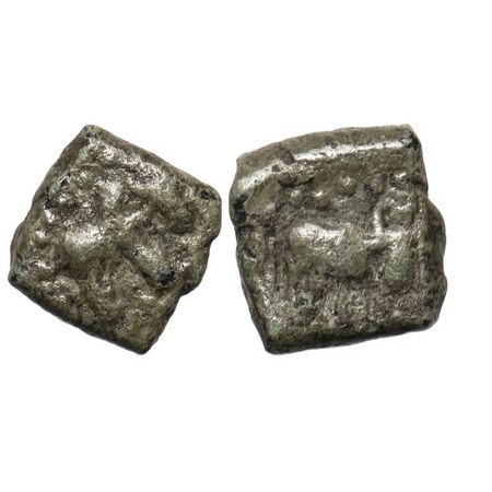 Vidarbha Region, Maharashtra, both side same type uninscribed Copper coin, 1.84g, 10.36x10