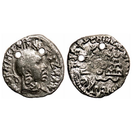 Satavahanas, Gautamiputra Sri Yajna Satakarni, Silver Drachma, 2.28g, Portrait type, 15.99