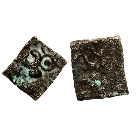 Satavahanas, Siri Satakarni, Vidarbha Region, Copper, 1.30g, 13.17x11.57 mm, Obv: Bold tau