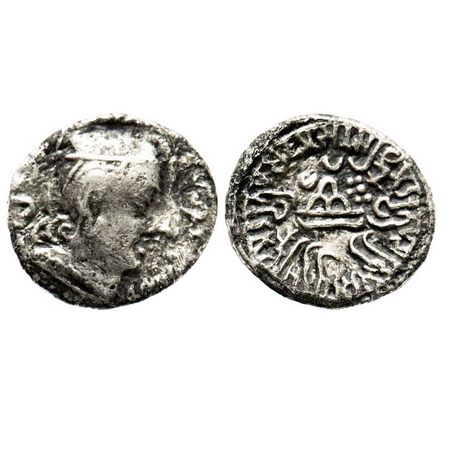 Western Kshatrapas, Damasena s/o Rudrasimha I (c. 222-238 AD), Kardamaka Family, Silver Dr