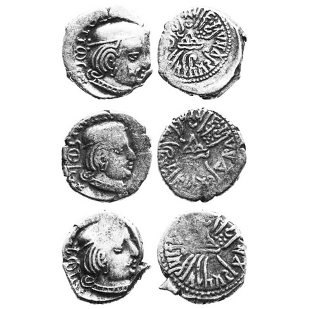 Western Kshatrapas, Rudrasena II, s/o Virdaman (c. 255-276 AD), as Mahakshatrapa, SE 180,1