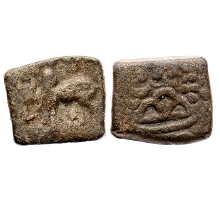 Western Kshatrapas, Kardamaka Dynasty, Rudrasena III , 270 - 300 SE (348 - 378 AD), undate