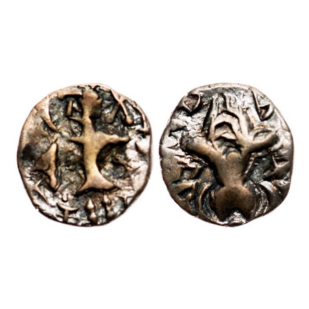 Karkotakas of Kashmir, Vinayaditya (9th-10th century AD), BAS GLD Dinar, 7.17g, 25.27x25.4