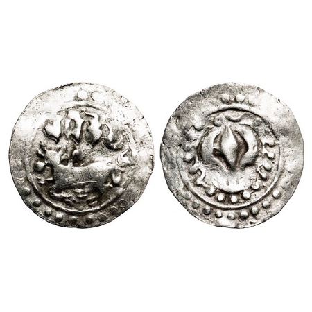 Arakan, ‘Harikela’ series (c. 630-750 AD), Silver Unit, 6.0g, 30.66x30.50 mm, Obv: Humped 
