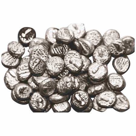 Large Lot, A group of 55 coins, Malwa, Gadhaiya, billon, Obv: Degenerate Indo-Sassanian st