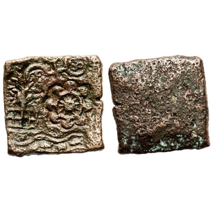 Punch Marked, Vidisha-Eran Region, Copper punch-marked coin, (200 BC), 5.99g, 20.13x20.30,