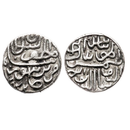 Gujarat Sultanate, Silver Tanka, 7.14g, Muzaffar Shah II (AH 717-932, 1511-1525 AD), Burha