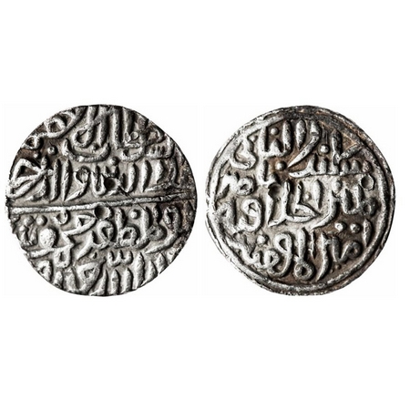 Malwa Sultanate, Silver Tanka, 10.85g, Mahmud Shah I ( AH 839-873 / 1436-1469 AD), Hadrat 