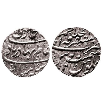 Shah Alam Bahadur, Silver Rupee, 11.33g, Musatqir ul Khilafat Ajmer Mint, AH 112X/ 2 RY. K