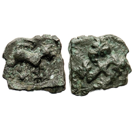 Northern Deccan-vidrbha region uninscribed and unattributed Copper coin possibly of a loca