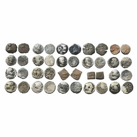 Western Kshatrapas, (20 coins) Silver, Lead and Copper coin ,15 different rulers of Kshatr