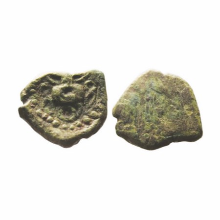 Rashtrakutas of Western India, unsubscribed (c. 8th Century AD), Copper Unit, 1 .04g, 10.3